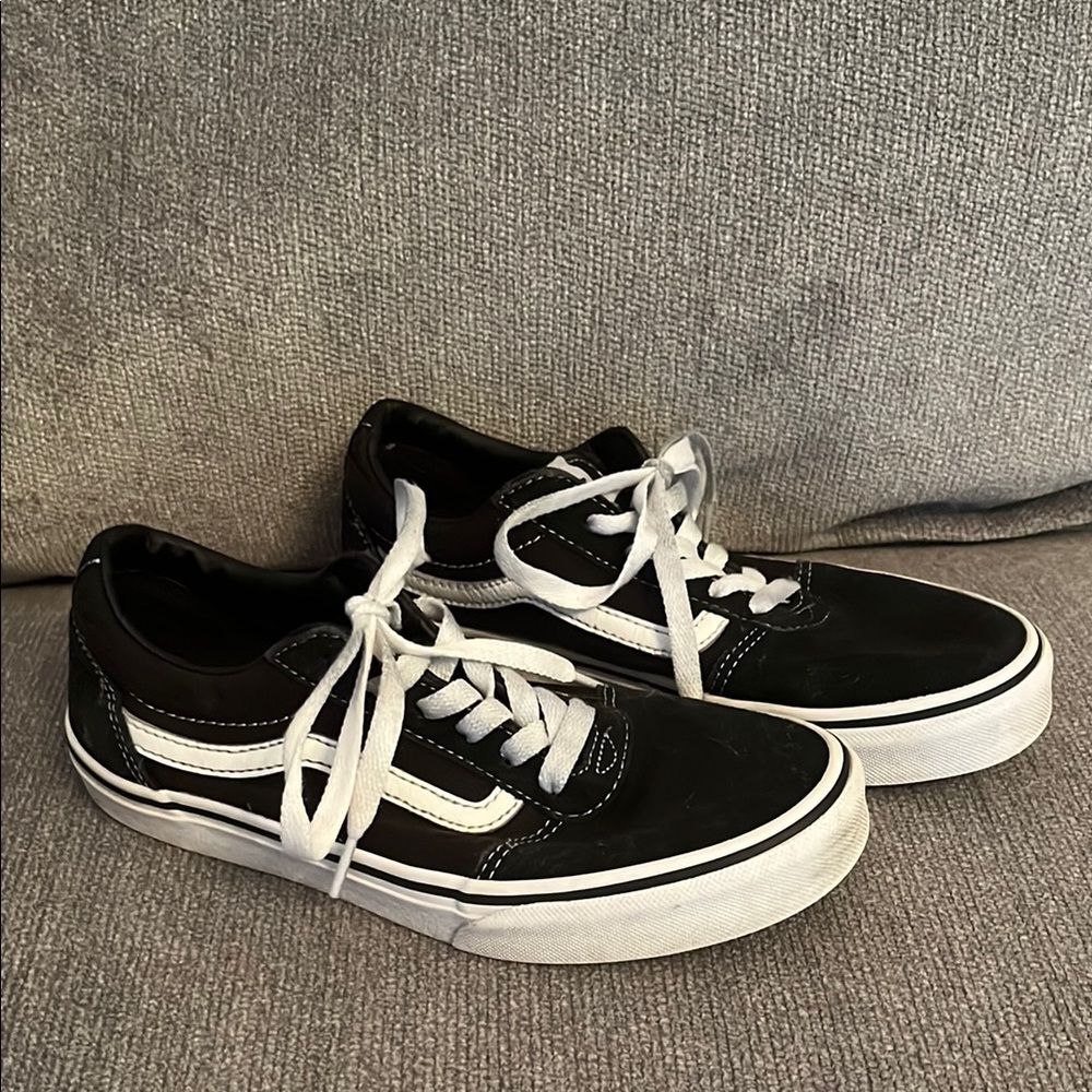 Vans Black and White Classic Skate Sneakers